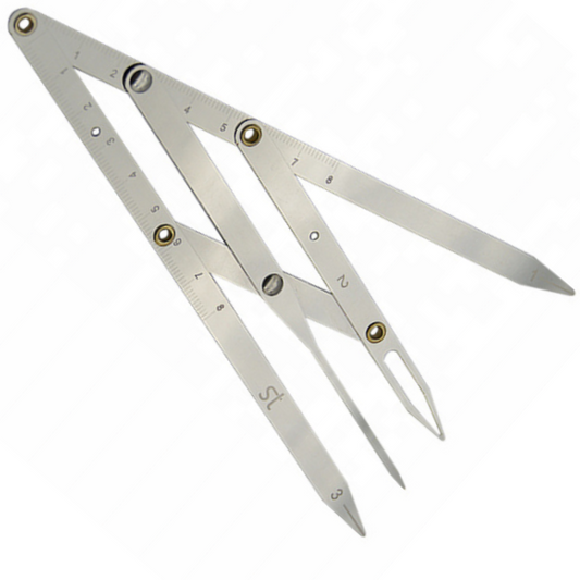 Standard compass for golden proportions