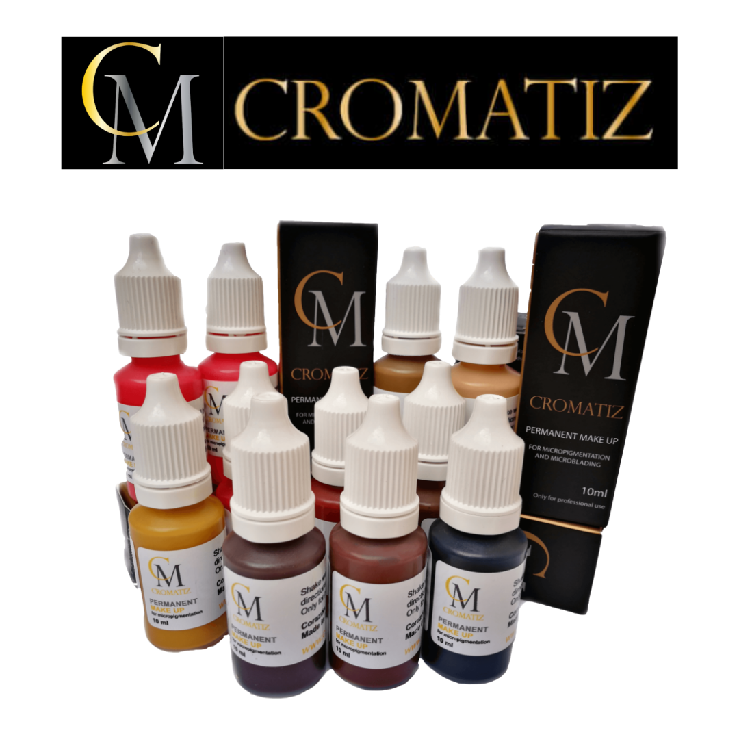 Pigmento Kit de Cejas Microblading CROMATIZ® - 9 unidades de 10 ml