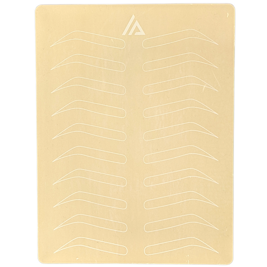 Plantilla de látex Alibrows para práctica de Microblading