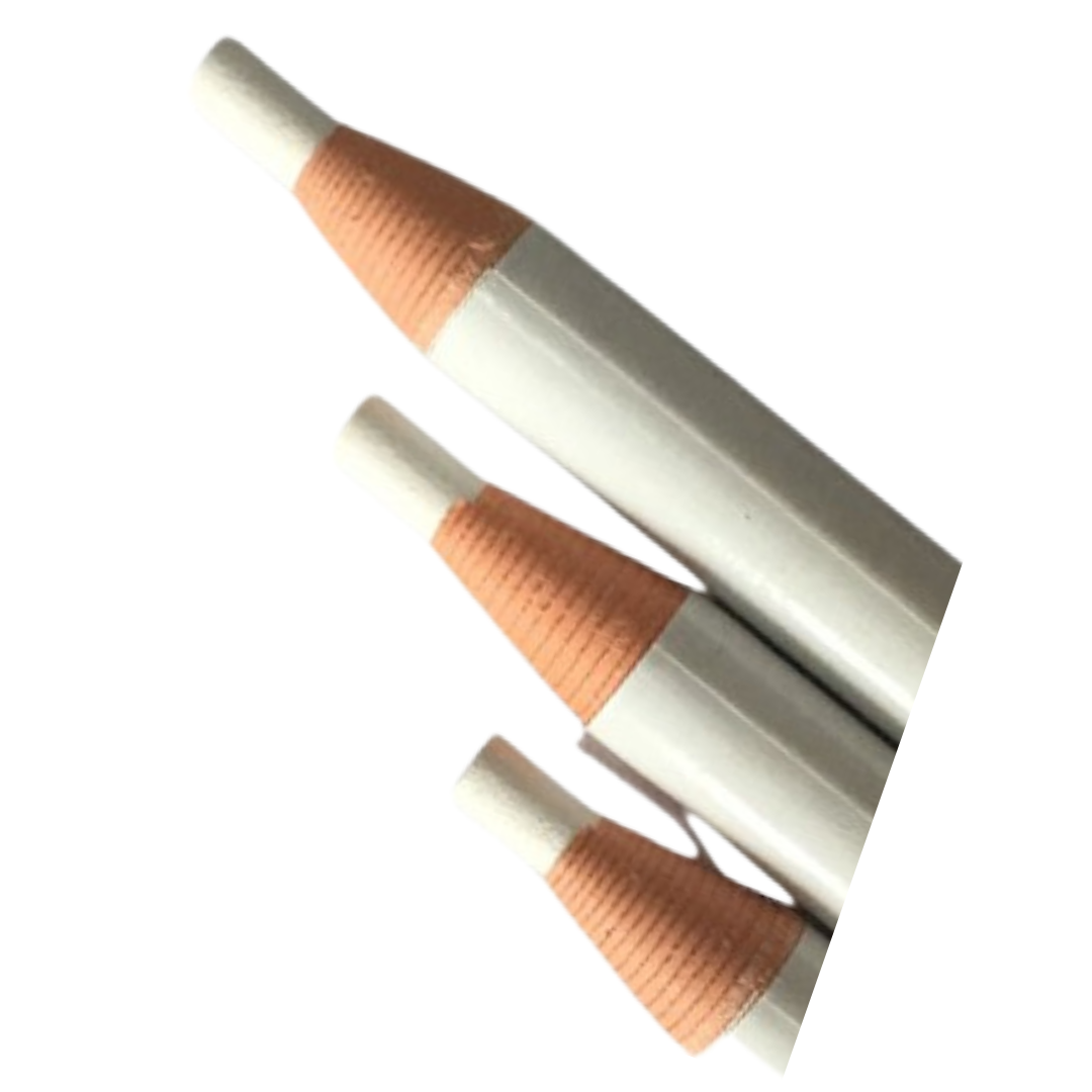 Lápis de design de sobrancelha branca - 2 unidades