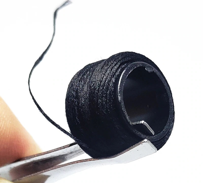 Microblading Black Marker Thread para medição de sobrancelha - pacote de 3